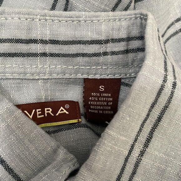 NWT- Cubavera- men’s S. Linen Blend Shirt - Picture 9 of 9